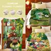 Artist H-Hee G-GYUM K-KIM Throw Flannel Throw Blanket, Lightweight Cozy, Durable Washable Cute Cool