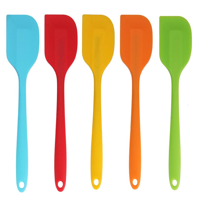 Large Silicone Cake & Jam Spatula - Soft Mixing Scraper Baking Tool