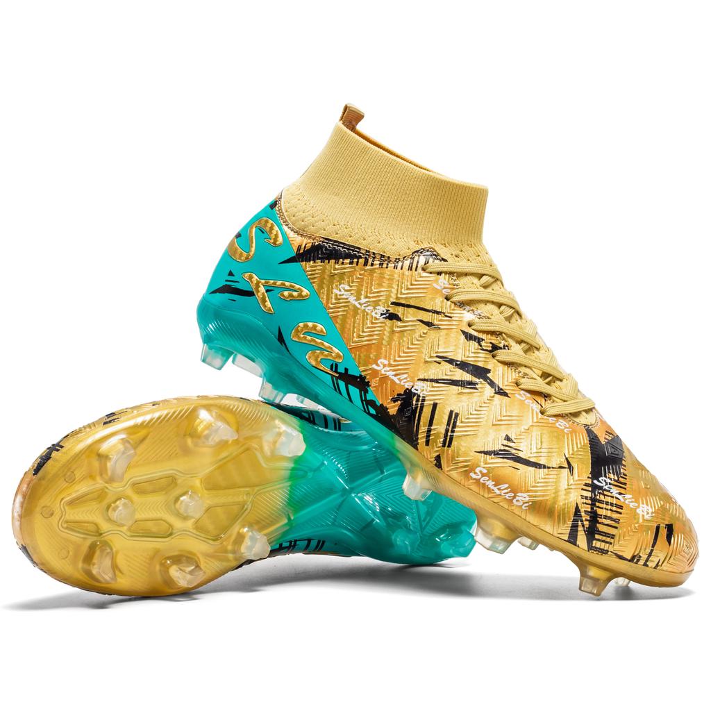 High Top Football Boots Men Soccer Shoes Professional Football Field Cleats Teenager's Athletic Sneakers Soccer Training