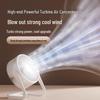 Portable USB Rechargeable Mini Fan for Dorms with Strong Breeze