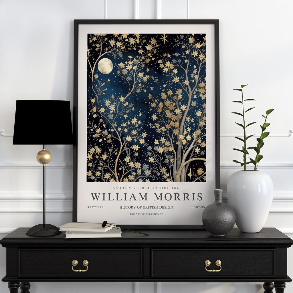 Neutral William Morris Poster Picture Botanical Animals Canvas Prints Vintage Wall Art Decorations for Living Room Exhibition