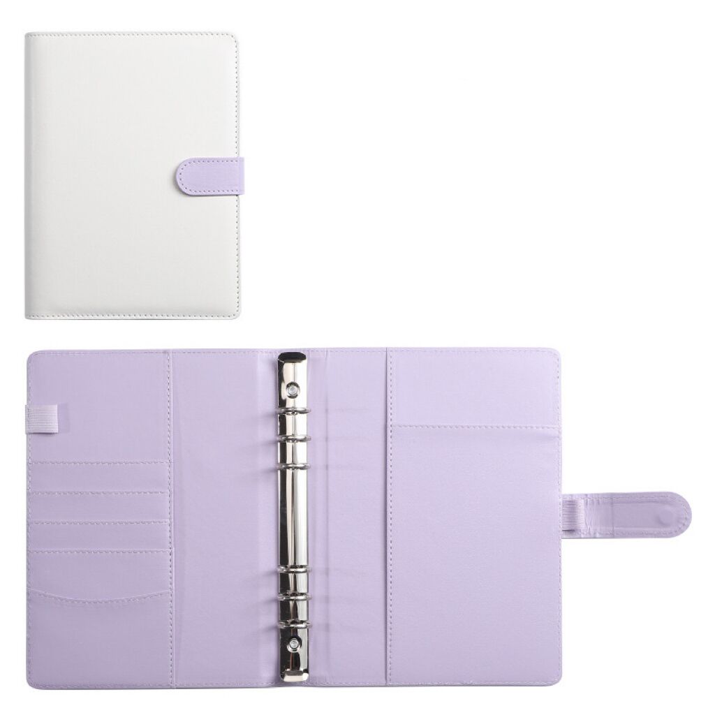 MINKYS Kawaii Candy Color A5 PU Leather Kpop Photocards Collect Book Photo Cards Album Storage Book School Stationery
