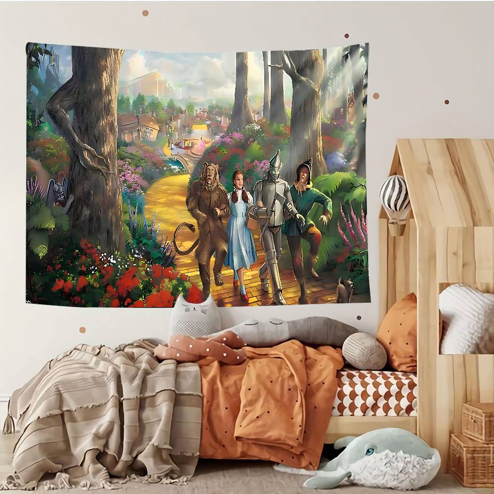 

TThe Wizard Of Oz Backdrop Tropical Summer Tapestry Of Various Styleswall Hangings Celebrity Photo Printingwall Hangings 74x94cm(29x37in)