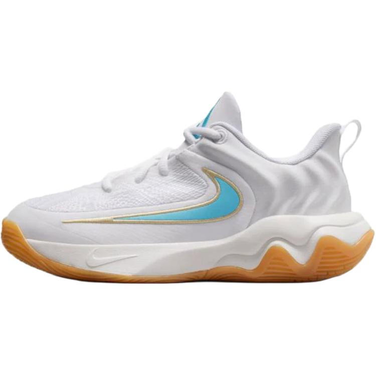 New Nike Giannis Immortality 4 Abrasion Resistant Low Top Children's Basketball Shoes White Teenagers IH7664-100