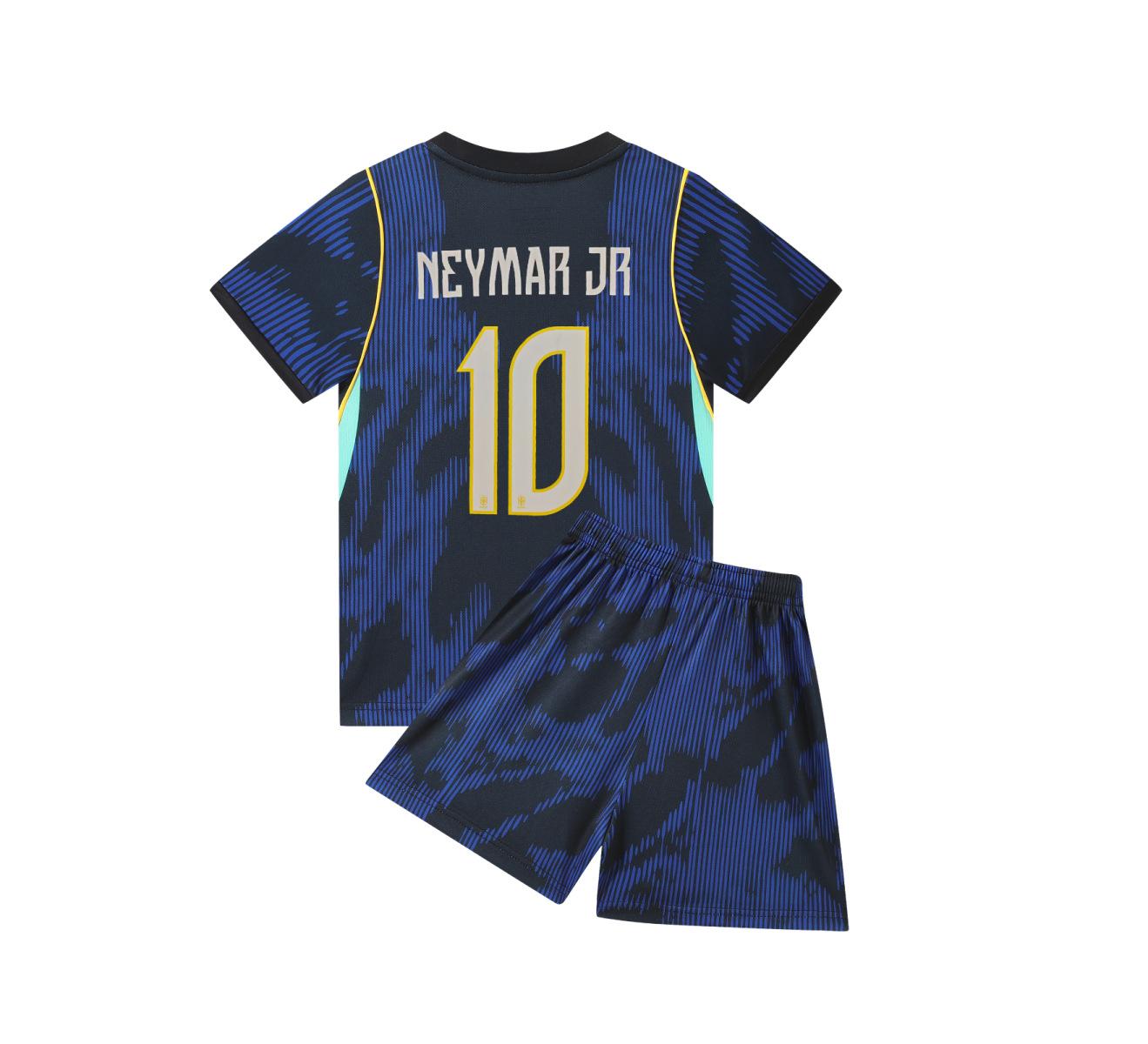 26-27 Brazil away No. 10 national team football jersey children s clothing set size 14-30 14 yards/90