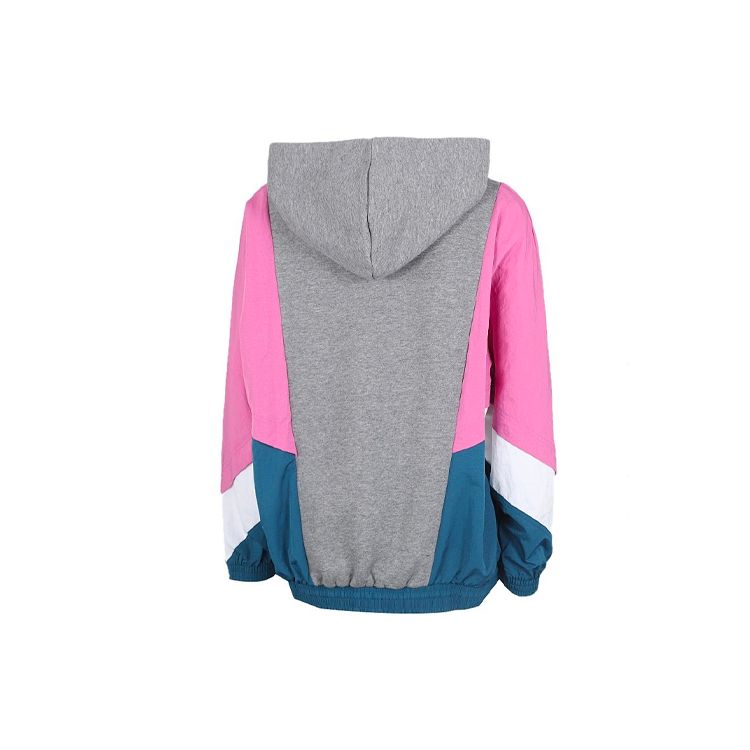 Nike Color Block Pullover Hoodie Women Hoodies Carbon-Gray DB3847-091