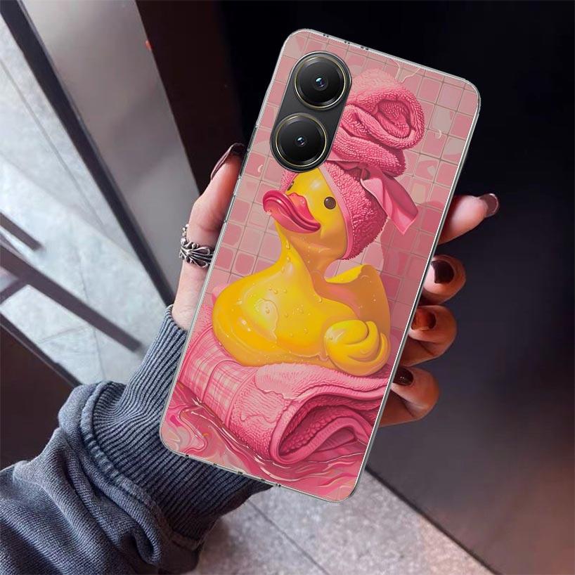 Rubber Ducks Swimming Pool Phone Case For Xiaomi Poco X5 X6 X7 Pro F7 Ultra M7 Redmi 15C 15 13C 13 12C 12 10 10C 10A 9 9C 9T 9A