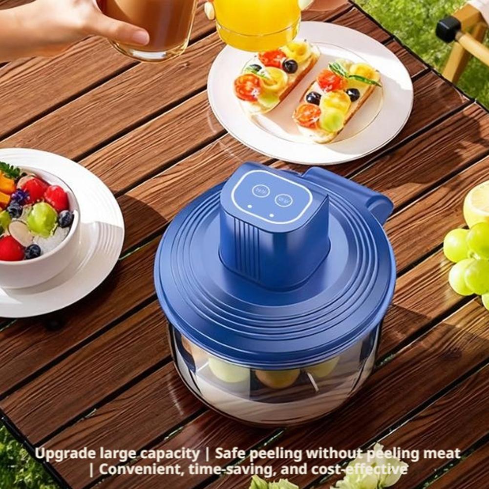 Automatic Electric Grape Peeler Machine - Hands-Free Skin Remover For Berries Fruits, Fruit Prep Tool, Effortless Peeling Set