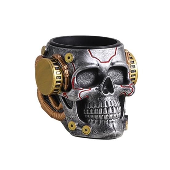 Pen Holder Large Storage Capacity Style Pen Cyberpunk Industrial Stand Lightweight Non-Slip Desktop Organizer