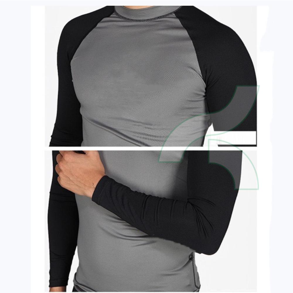 Quick-Dry Long Sleeve SCUBA Swim Shirt: Snorkeling, Surfing, Jellyfish Protection, Elastic Fit, Sun-Protection.