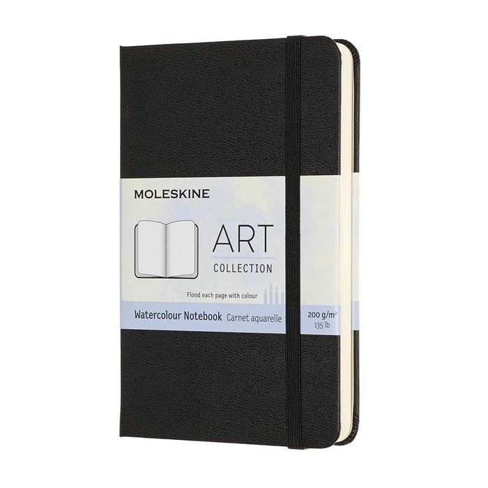 Moleskine Art Collection Watercolor Notebook Hardcover Pocket Black ARTMM805