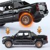 1/22 TOYOTA Tacoma Alloy Pickup Car Model Diecast Metal Off-Road Vehicles Car Model Simulation Sound and Light Children Toy Gift