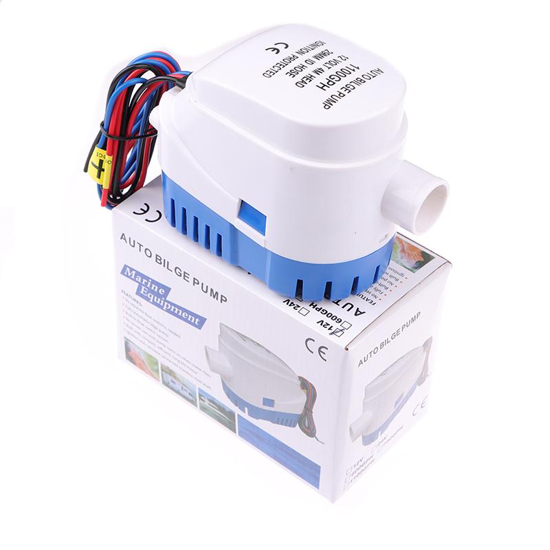 Pompă de santină electrică DC 12V 1100Gph Pompă de apă marină automată pentru barcă Submersibilă Yacht Motor pentru barca Hidroavion Pompă pentru casă