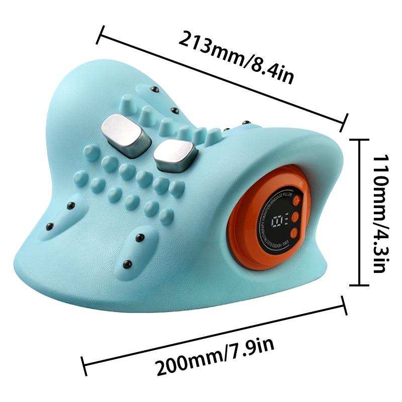 Electric Cervical Massager Neck Stretcher Pulse Cervical Traction Relax Heating Cervical Chiropractic Traction Pillow Healthcare