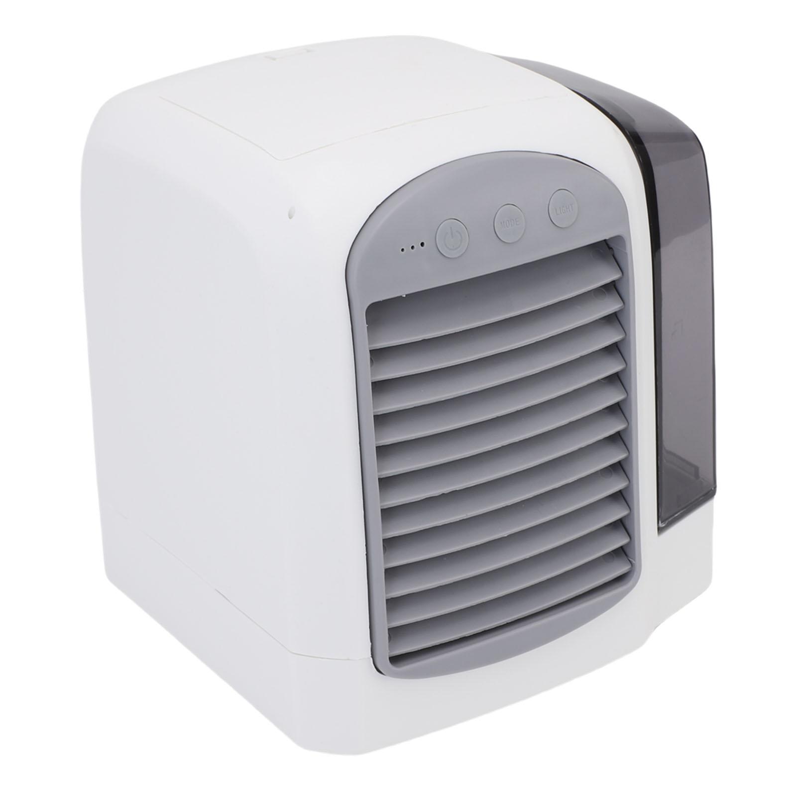

Portable Air Conditioner 380ml 3 Speeds Adjustable USB Mini Air Cooler Desk Cooling Fan for Office Bedroom