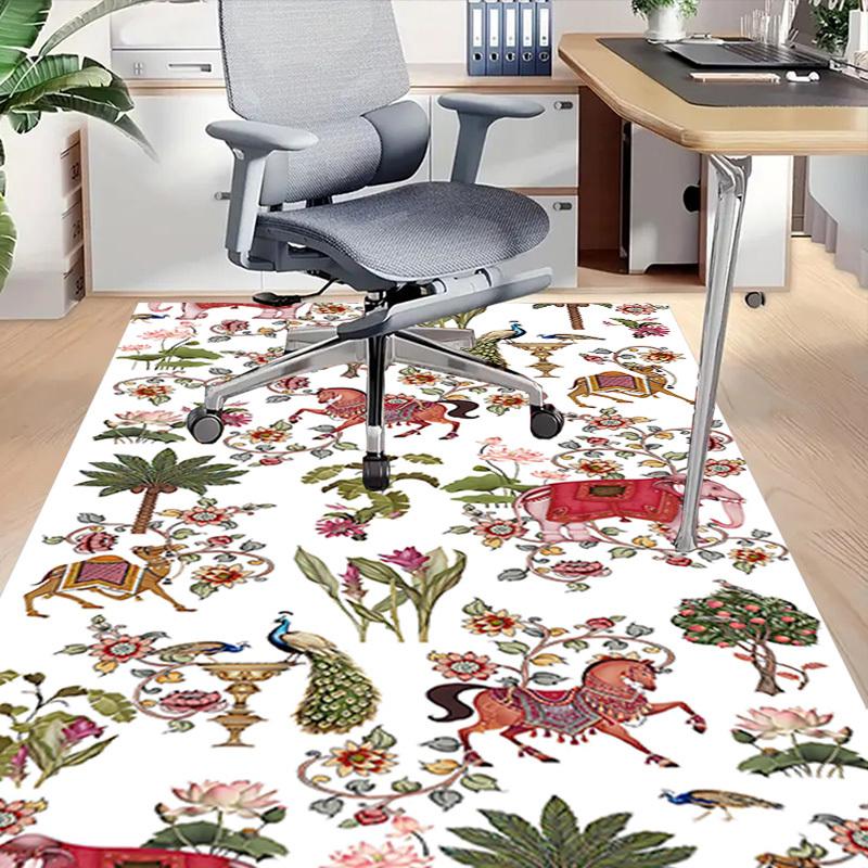 1PC Elephant Horse Extra Large Non Slip Floor carpet, Office, family, bedroom, Studio Large Area Rug Indoor Rugs, Vibrant Colors