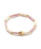 Coral Gold Mix Bracelet (PLT-BR-036_PK)