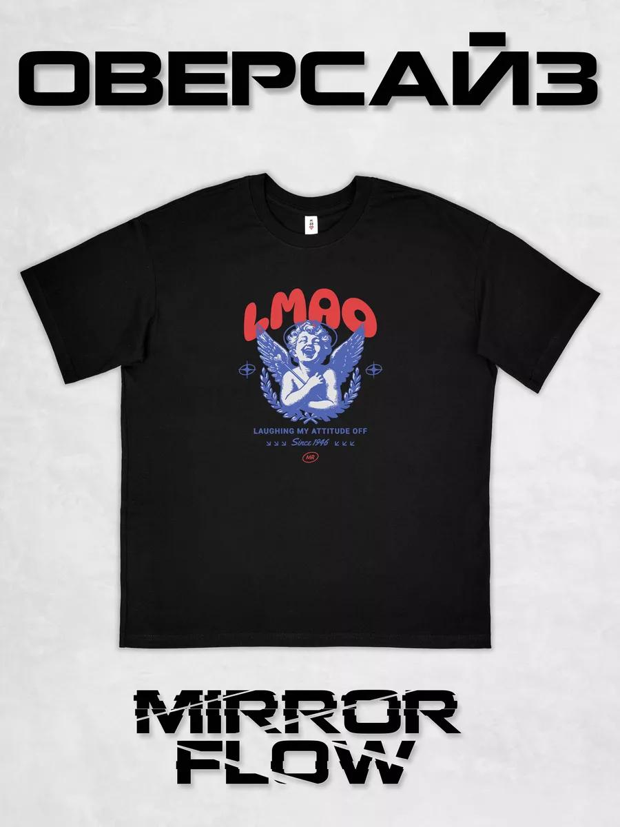 Оверсайз футболка с принтом в стиле Y2K 3XL