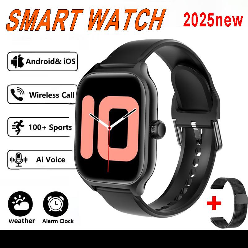 New Smart Watch Men Women Heart Rate Sleep Health Monitoring BT Call Message Notification Multi-sport Mode Smartwatch