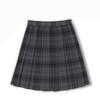 Authentic Japanese Plaid Pleated Skirt - Black Warrior Academy Style