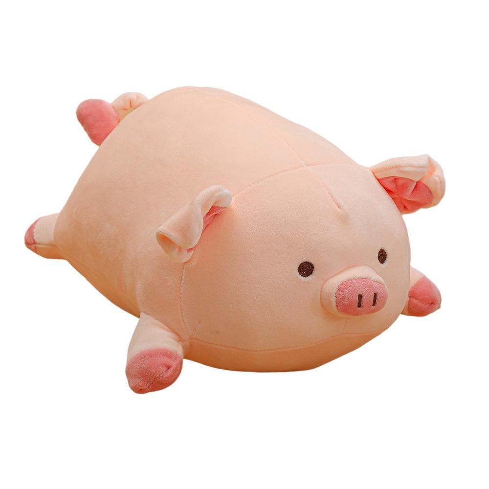 Huggable Plush Pig Toy Lying Design Lying Pig Plush Soft Stuffed Pig Doll For Kids