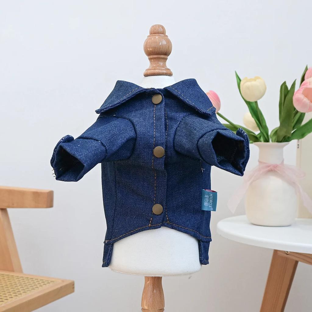 Thanksgiving Earth Red Love Embroidery Sleeveless Vest Dog Clothes Cat Anti-Hair Loss Traction Bipod