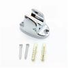 Silver Electroplated Shower Holder, Double Size Hand Wheel and Ingot Shape Shower Holder, Suitable for Sanitary Home Bathroom
