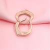 Exquisite Russian Butterfly Purple Gold Fringed Stud Earrings, Foreign Style Shining Temperament Super Fairy Rose Gold Snake Bone Earrings Women