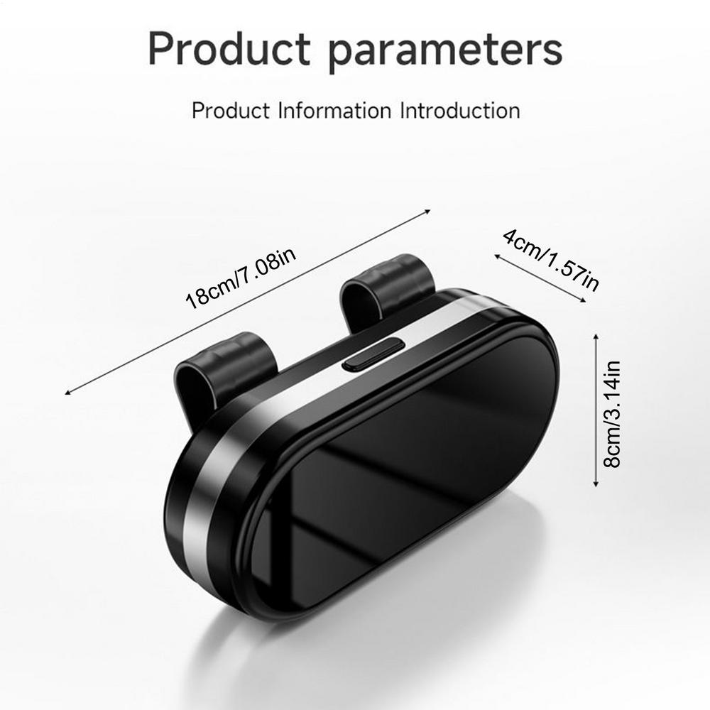 

Sunglass Holder for Car Sun Visor Eyeglasses Storage Box Eyewear Case for Truck Drivers Polarized Lenses Long Distance Driving чёрный