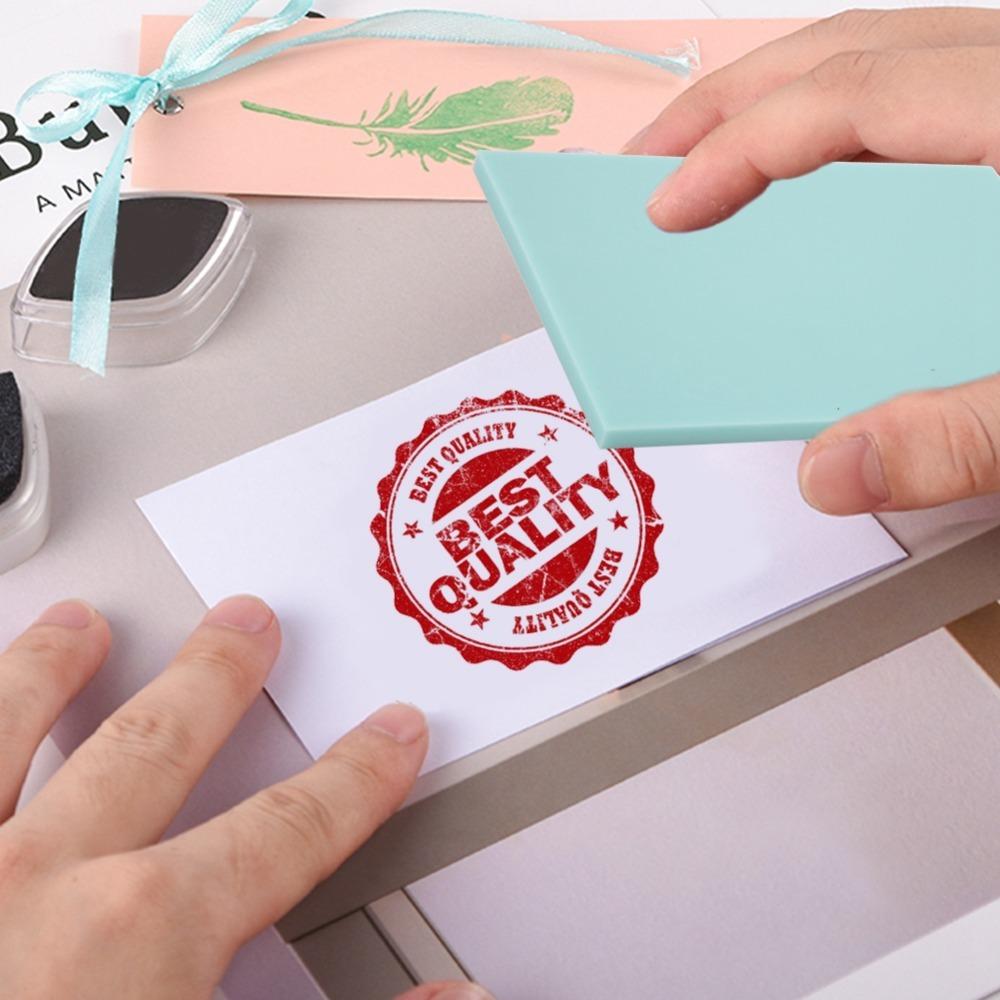 Color Options Rubber Stamp Carving Block Rubber Carving Block  DIY Handmade Stamps мятный