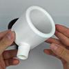 Men Shower Head, Universal Bathroom Coarse Hole Design, Heated Massager, Handheld Standard Thread Interface and