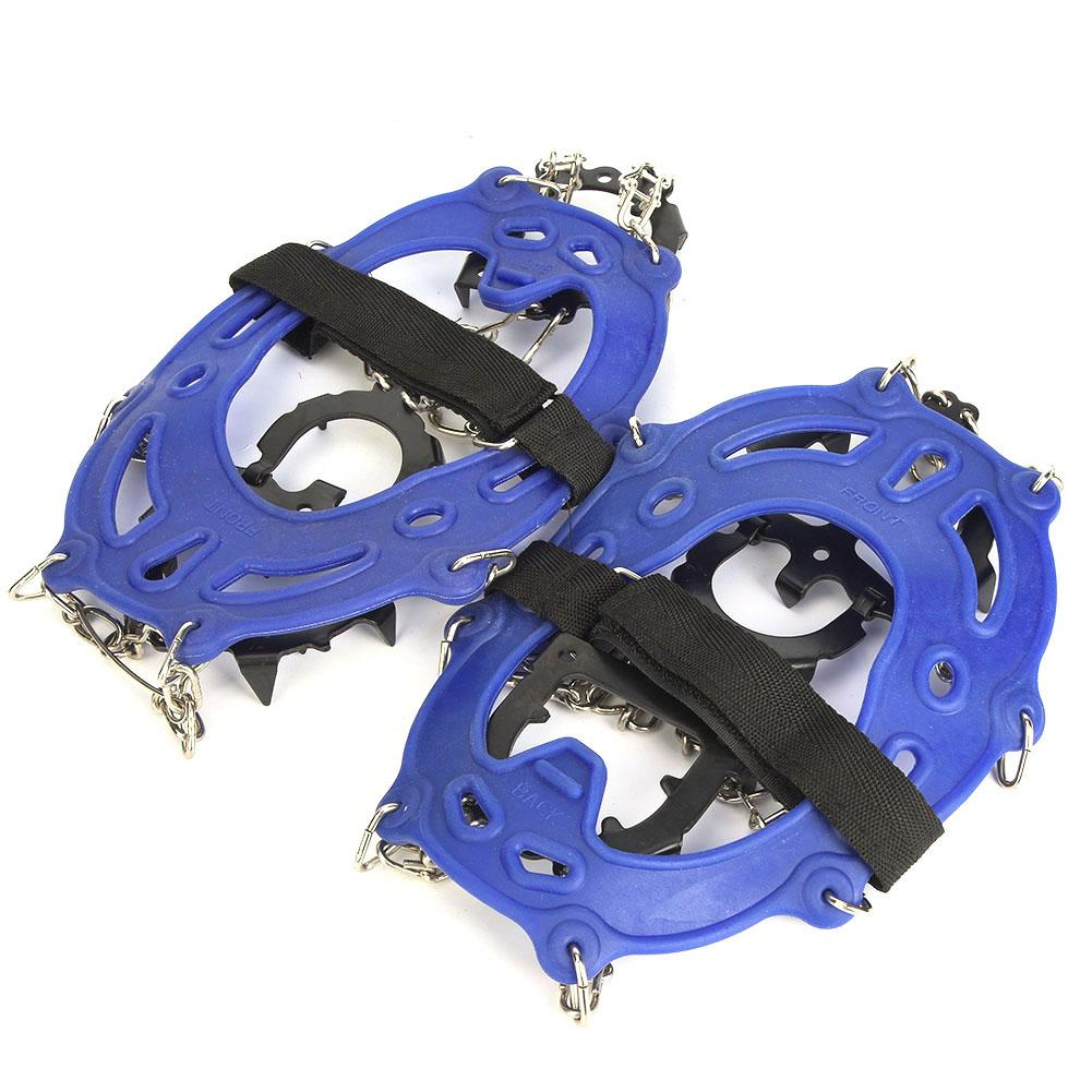 

1 пара универсальных 14-зубчатых противоскользящих шипов для льда, захватов, шипов, скоб для походов