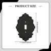Cover Retro Installation Outlet Wall Plate for Farmhouse Bedroom Decor