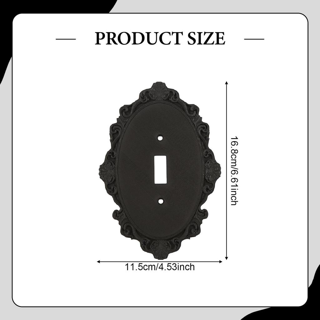 Cover Retro Installation Outlet Wall Plate for Farmhouse Bedroom Decor