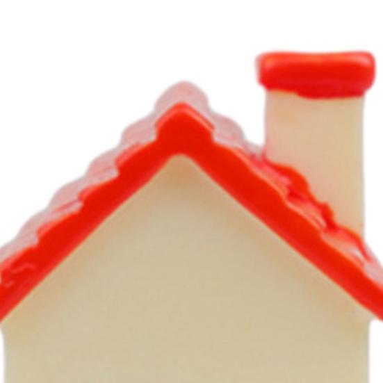 Yousheng Miniature Cottage Dollhouse Accessories Mini Resin House Micro Landscape for Plant Pot Fairy Garden DIY