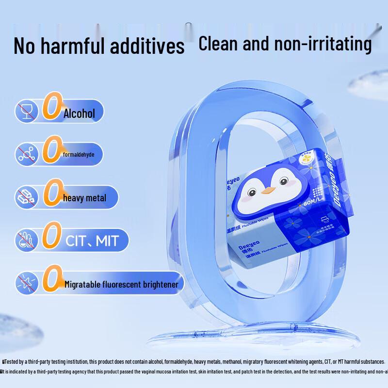 DeYou Flushable Wet Wipes & Safeguard Kids Bubble Bath Bundle