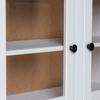 Highboard White 93 x 40.5 x 180 cm Pine Wood Panama
