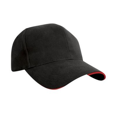 Result Headwear Gebürstete Baumwolle Sandwich-Schirm Baseballkappe