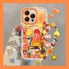 Cartoon Doll Chain for Apple 17promax Mobile Phone Case Iphone15 Feather Yarn 16 Cute 14 New Women's Models
