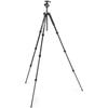 Manfrotto Element MII Smartphone Tripod Kit, Black, 4-Section, MKELMII4BMB-BH, Bluetooth Remote, 1.55kg Weight, 8kg Load Capacity, with Carrying Bag, 