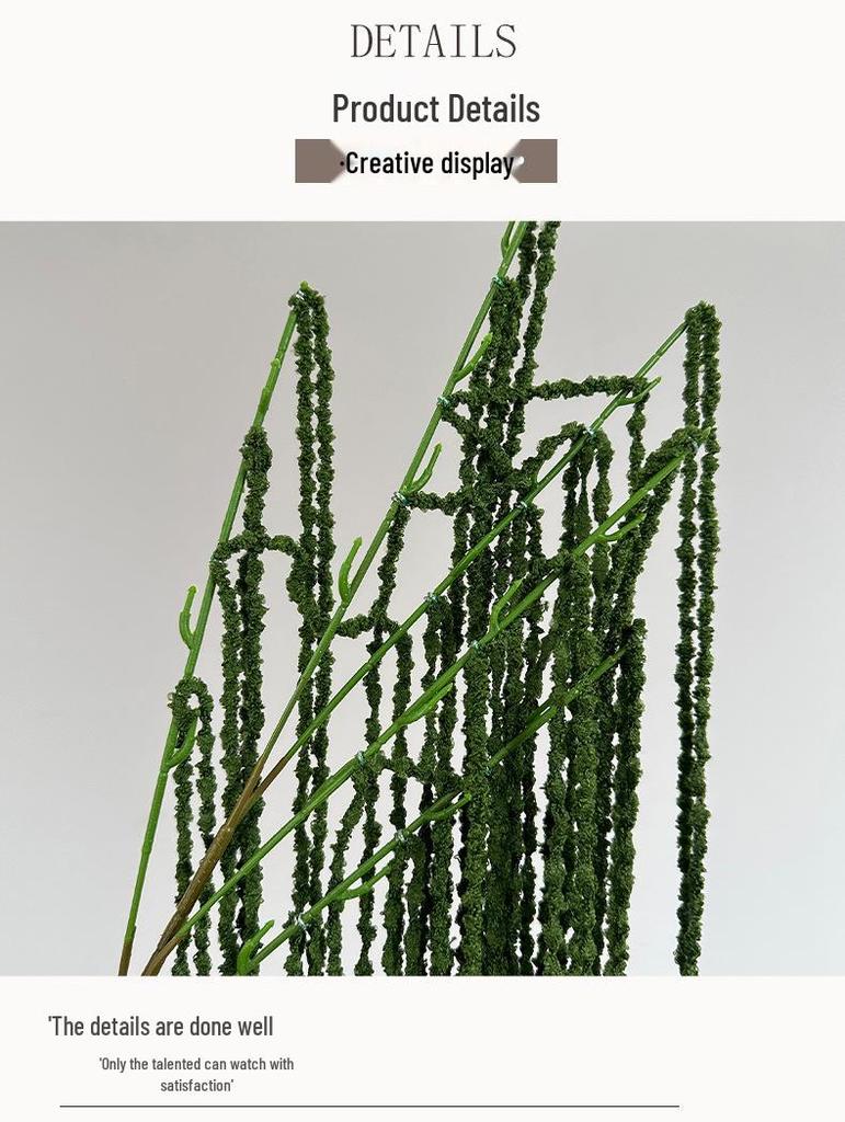Forest Style Hanging Yarn Vine Decoration - Artificial Weeping Willow for Wedding and Hotel Arrangements