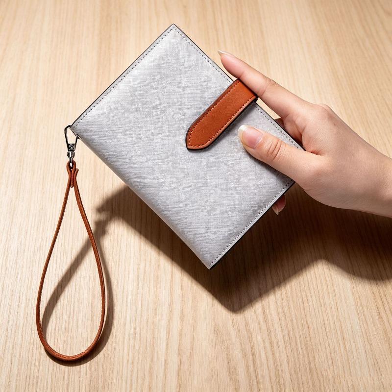 Portable anti-theft premium passport storage overseas multi-functional wallet ID bag