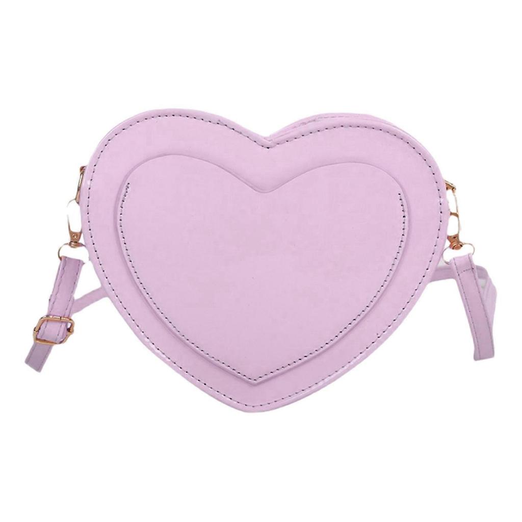 Cute Heart Shaped Handbag Multifunctional and Stylish Shoulder Bag for Everyday Use Perfect for Women Pink