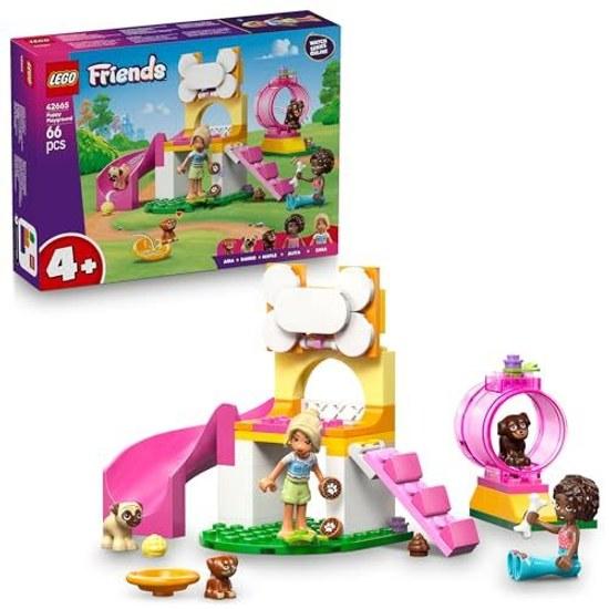 LEGO Friends Puppy Playground 42665 Toy Boys Girls Toys Birthday Present Blocks Educational 4 Years Old 5 6 Role Play Pretend Figures Animals Children