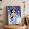 Disney Princess Jasmine Oil Paint Digital Painting Art Kit Handmade DIY Painting Kit Home Decor