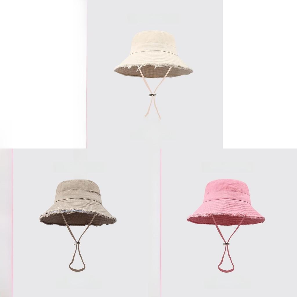 Sun Protection Bucket Hat With Wide Brim For Women Summer Uv Shield Female Sun Hat