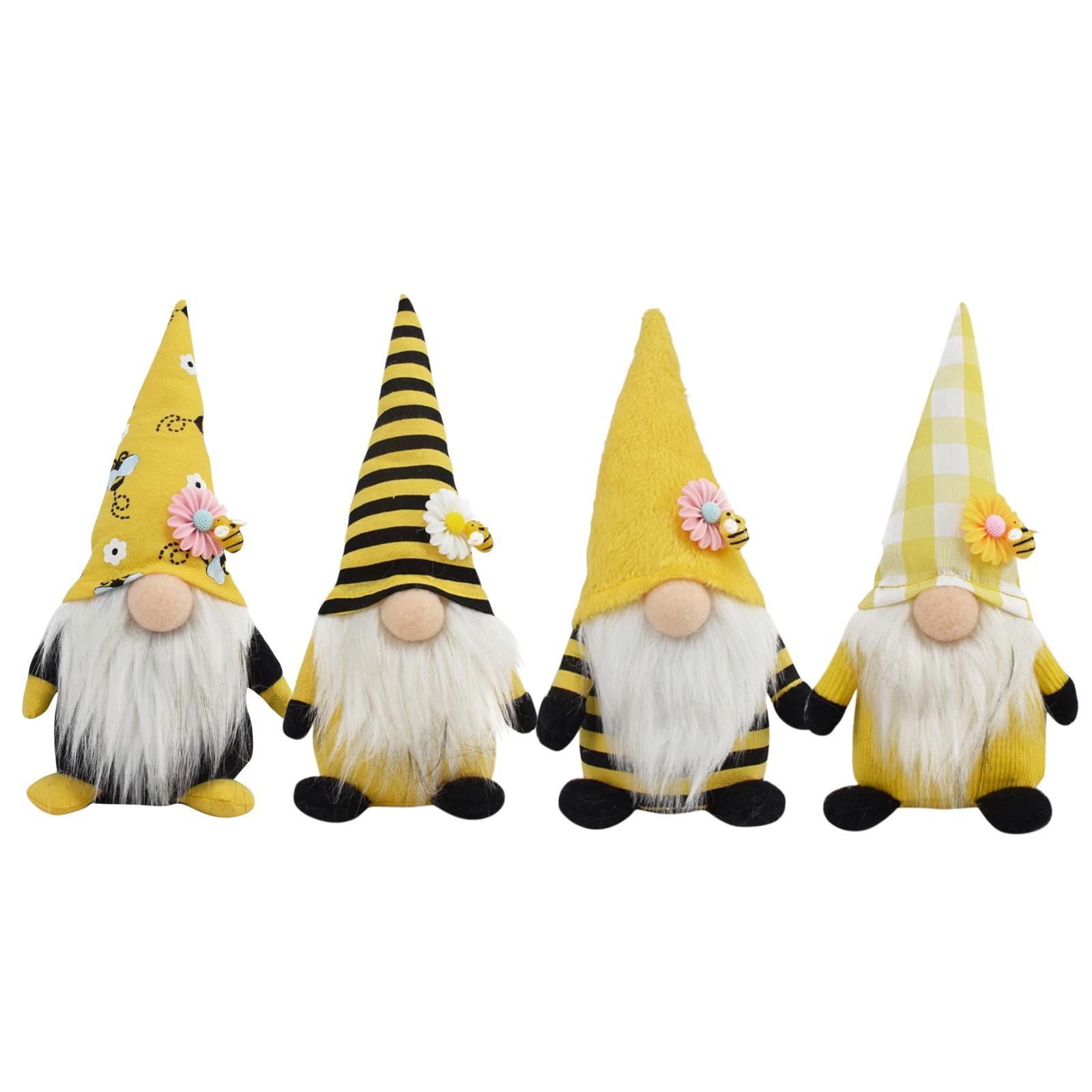 

4 PCS Шмель Полосатый гном скандинавский Tomte Nisse Шведский мед пчелы эльфы
