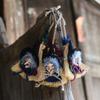 DIY Witch Props Doll Handmade Witch Broom Pendant Doll Ornaments Halloween Witch Doll  Party Prop