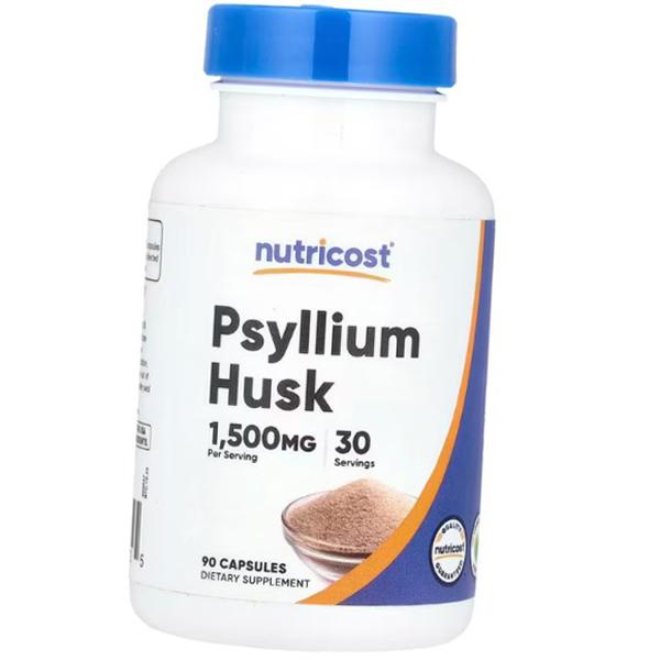 Шелуха семян подорожника, Psyllium Husk 1500, Nutricost (69647010)