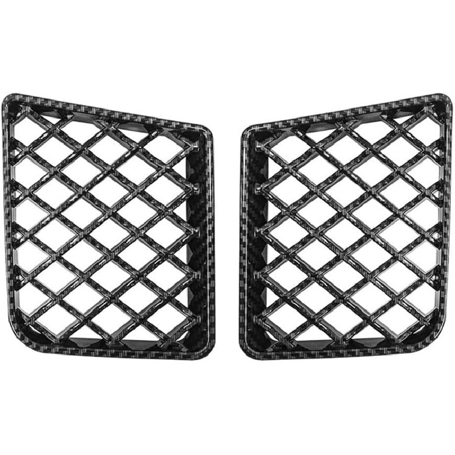 2er-Pack Auto-Kühlergrillabdeckung Stoßfänger vorne Mitte unterer Kühlergrill-Einsatz für BMW G87 M2 2023-2025 (nach Juni 2023) Frontstoßstange Kühlergrill Gitter Kit, Vorne